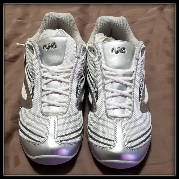 Ryka Shoes - Sold -NIB- Ryka white/silver sneakers, size 9.5